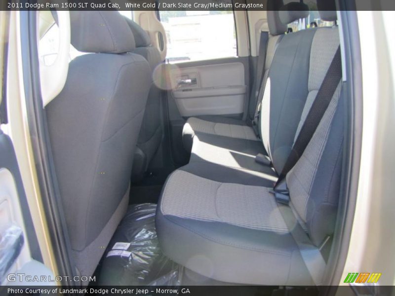 White Gold / Dark Slate Gray/Medium Graystone 2011 Dodge Ram 1500 SLT Quad Cab