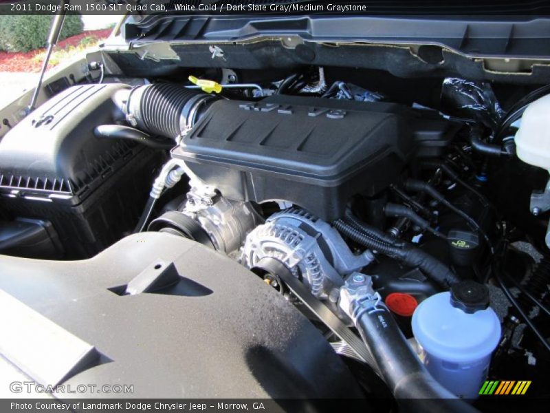 White Gold / Dark Slate Gray/Medium Graystone 2011 Dodge Ram 1500 SLT Quad Cab