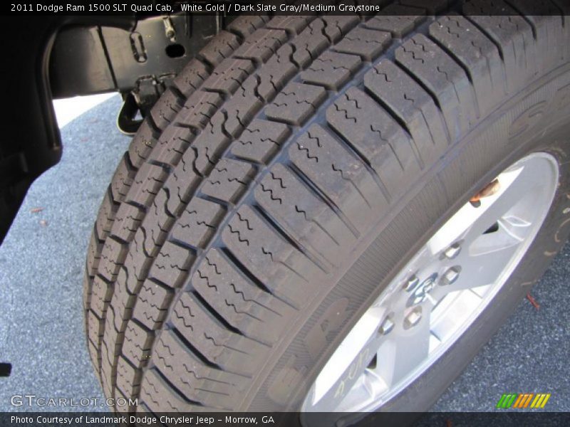 White Gold / Dark Slate Gray/Medium Graystone 2011 Dodge Ram 1500 SLT Quad Cab