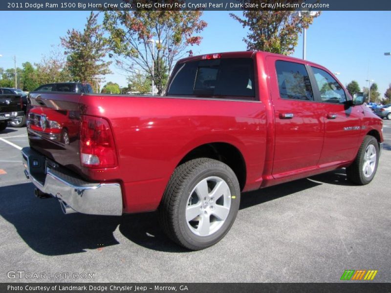  2011 Ram 1500 Big Horn Crew Cab Deep Cherry Red Crystal Pearl