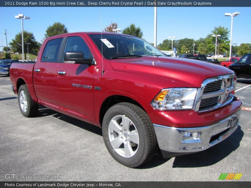  2011 Ram 1500 Big Horn Crew Cab Deep Cherry Red Crystal Pearl