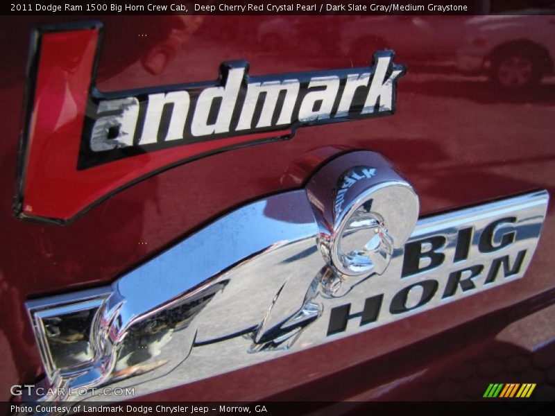 Deep Cherry Red Crystal Pearl / Dark Slate Gray/Medium Graystone 2011 Dodge Ram 1500 Big Horn Crew Cab