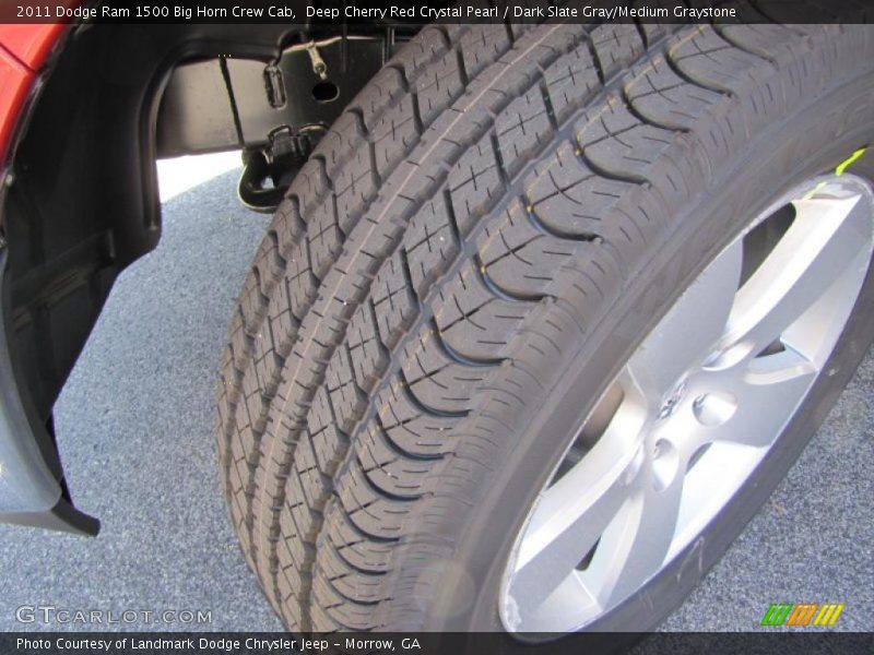 Deep Cherry Red Crystal Pearl / Dark Slate Gray/Medium Graystone 2011 Dodge Ram 1500 Big Horn Crew Cab