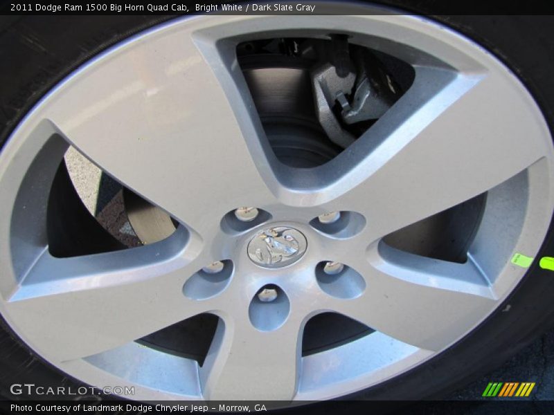 Bright White / Dark Slate Gray 2011 Dodge Ram 1500 Big Horn Quad Cab