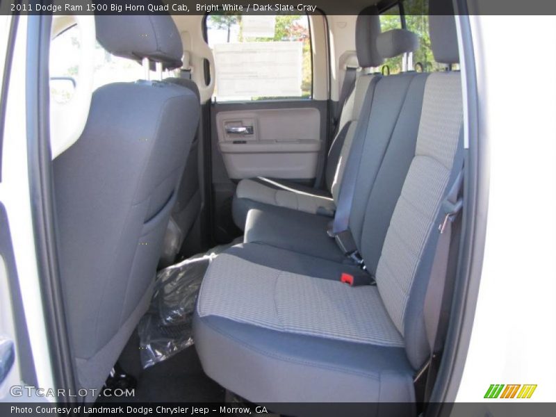 Bright White / Dark Slate Gray 2011 Dodge Ram 1500 Big Horn Quad Cab