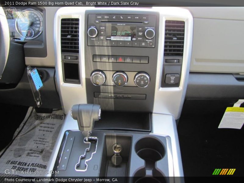 Bright White / Dark Slate Gray 2011 Dodge Ram 1500 Big Horn Quad Cab