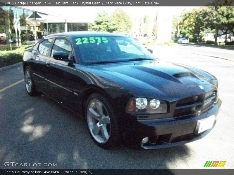 Brilliant Black Crystal Pearl / Dark Slate Gray/Light Slate Gray 2006 Dodge Charger SRT-8