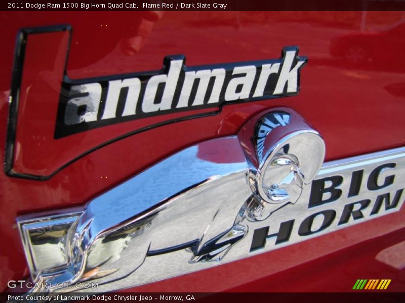 Flame Red / Dark Slate Gray 2011 Dodge Ram 1500 Big Horn Quad Cab