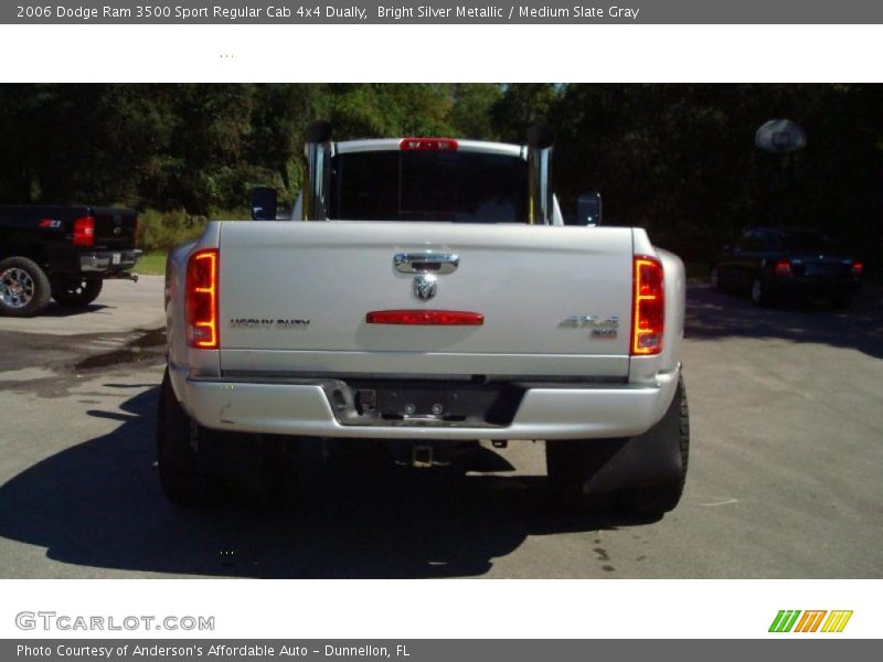 Bright Silver Metallic / Medium Slate Gray 2006 Dodge Ram 3500 Sport Regular Cab 4x4 Dually