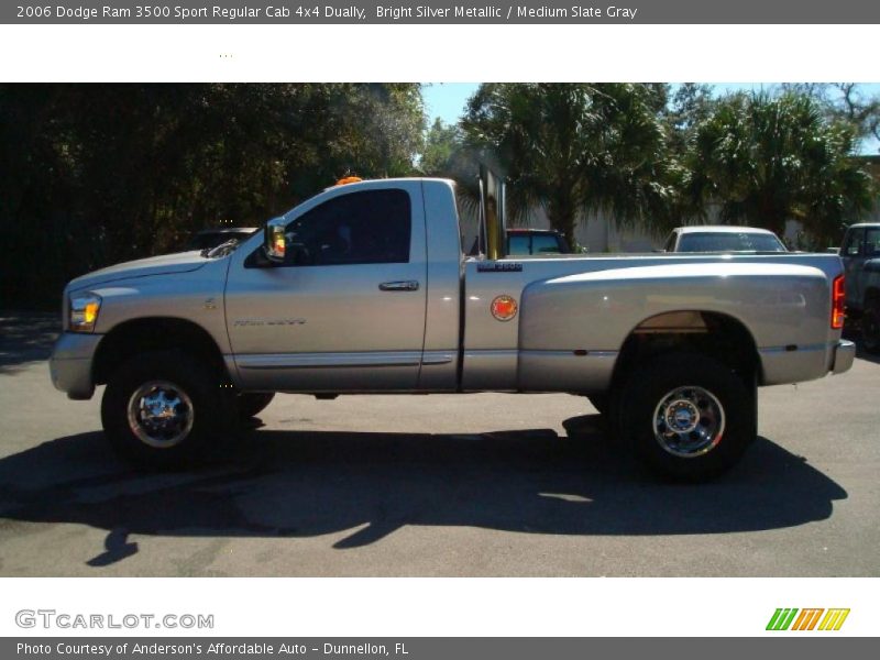 Bright Silver Metallic / Medium Slate Gray 2006 Dodge Ram 3500 Sport Regular Cab 4x4 Dually