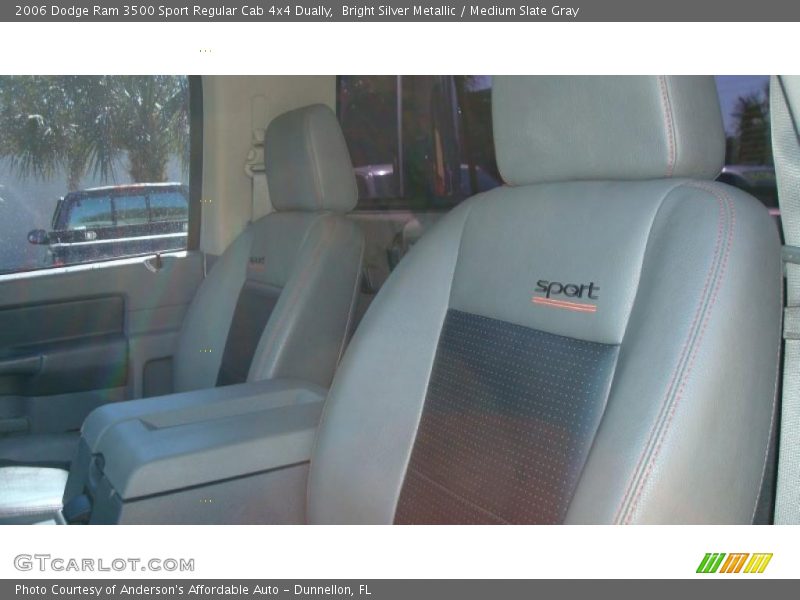 Bright Silver Metallic / Medium Slate Gray 2006 Dodge Ram 3500 Sport Regular Cab 4x4 Dually