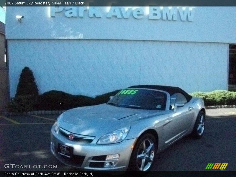 Silver Pearl / Black 2007 Saturn Sky Roadster