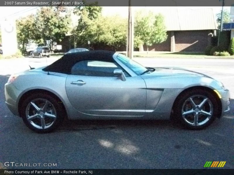 Silver Pearl / Black 2007 Saturn Sky Roadster