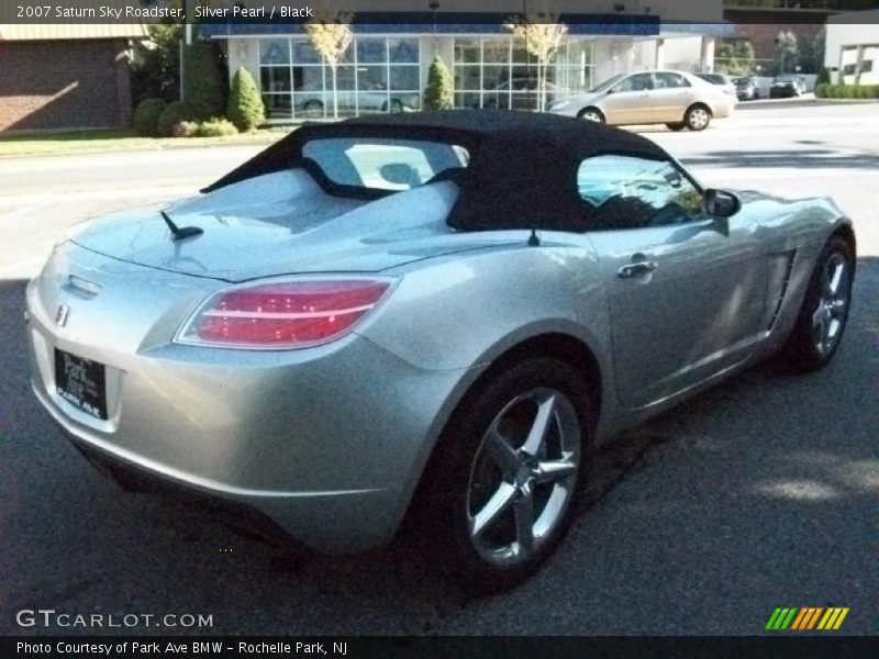 Silver Pearl / Black 2007 Saturn Sky Roadster