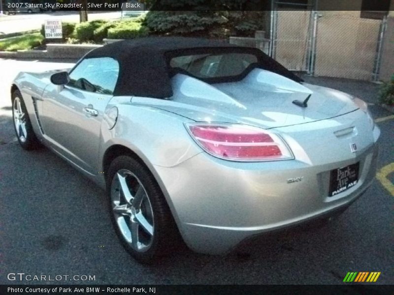 Silver Pearl / Black 2007 Saturn Sky Roadster
