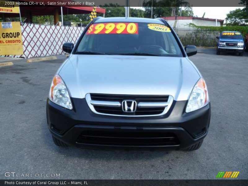 Satin Silver Metallic / Black 2003 Honda CR-V LX