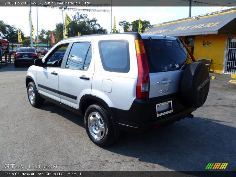 Satin Silver Metallic / Black 2003 Honda CR-V LX