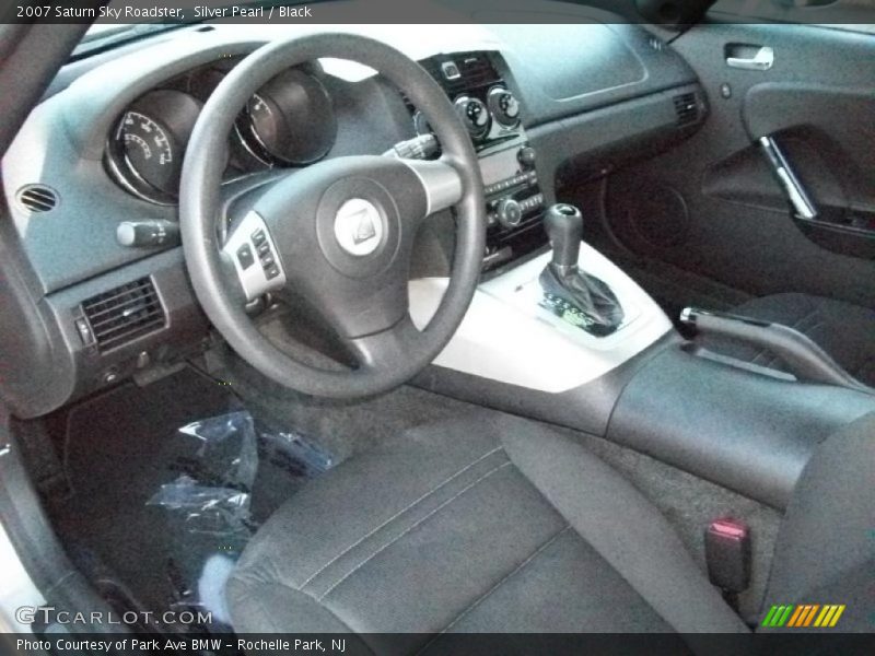 Silver Pearl / Black 2007 Saturn Sky Roadster
