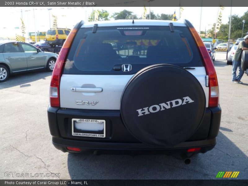 Satin Silver Metallic / Black 2003 Honda CR-V LX