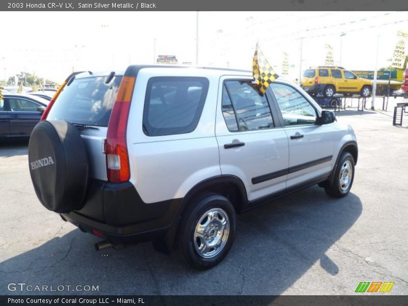 Satin Silver Metallic / Black 2003 Honda CR-V LX