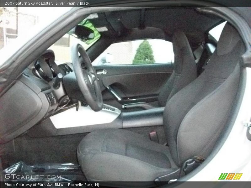 Silver Pearl / Black 2007 Saturn Sky Roadster