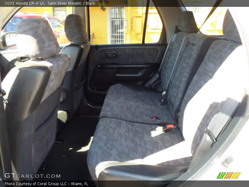 Satin Silver Metallic / Black 2003 Honda CR-V LX