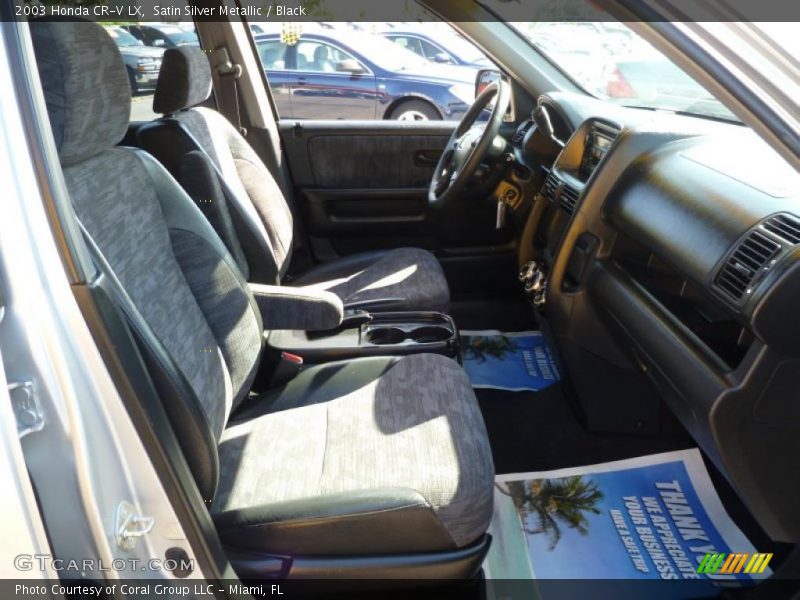Satin Silver Metallic / Black 2003 Honda CR-V LX