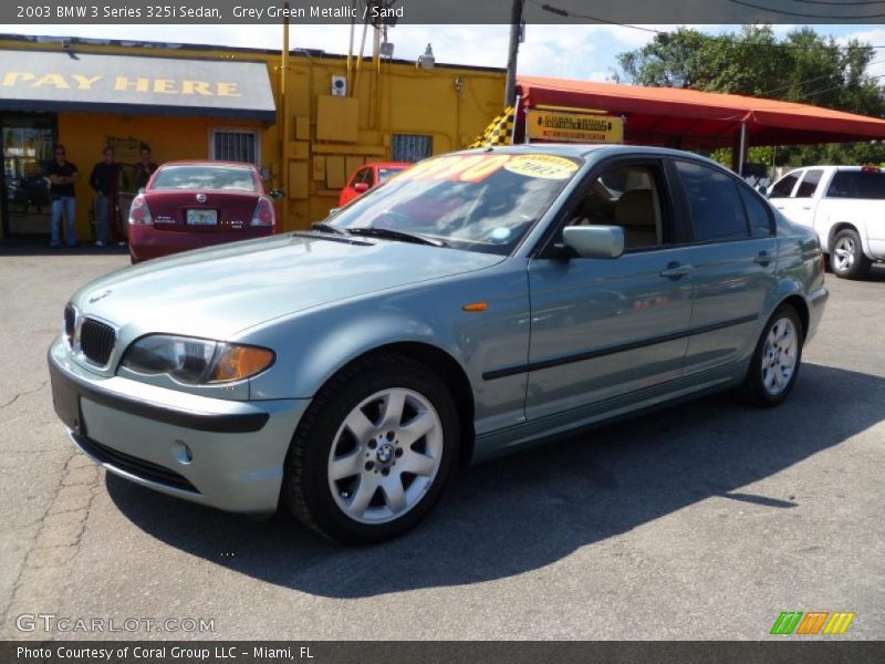 Grey Green Metallic / Sand 2003 BMW 3 Series 325i Sedan