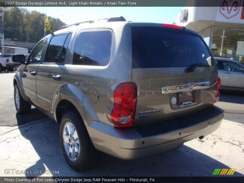 Light Khaki Metallic / Khaki Two-Tone 2007 Dodge Durango Limited 4x4