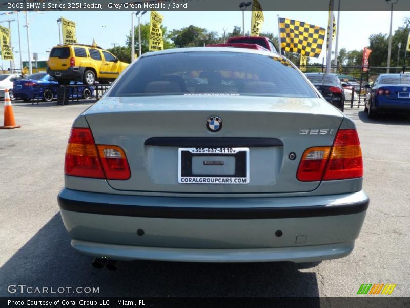 Grey Green Metallic / Sand 2003 BMW 3 Series 325i Sedan