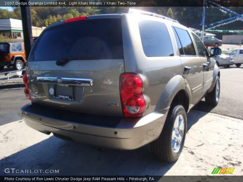 Light Khaki Metallic / Khaki Two-Tone 2007 Dodge Durango Limited 4x4