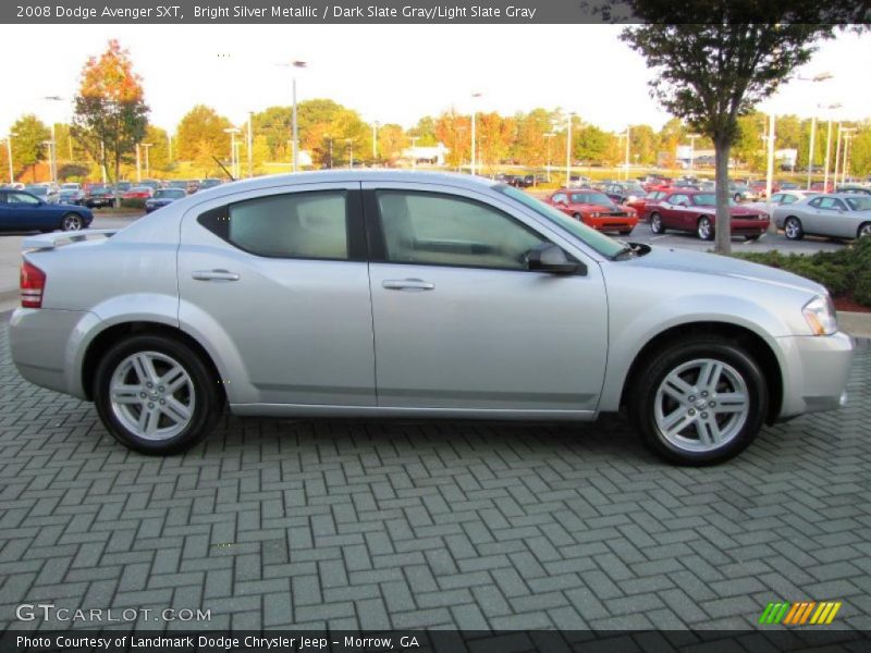 Bright Silver Metallic / Dark Slate Gray/Light Slate Gray 2008 Dodge Avenger SXT