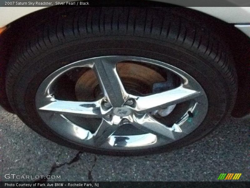 Silver Pearl / Black 2007 Saturn Sky Roadster