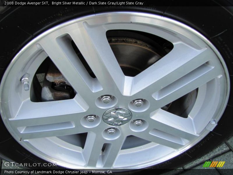 Bright Silver Metallic / Dark Slate Gray/Light Slate Gray 2008 Dodge Avenger SXT