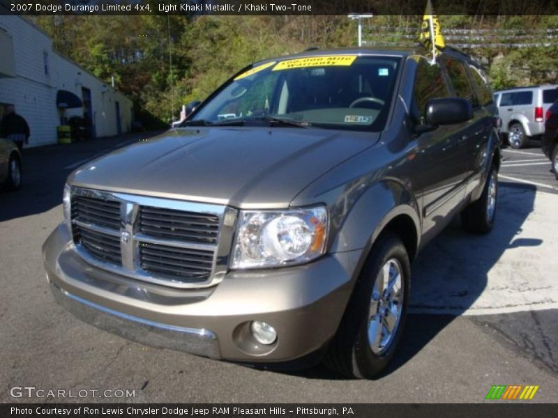Light Khaki Metallic / Khaki Two-Tone 2007 Dodge Durango Limited 4x4