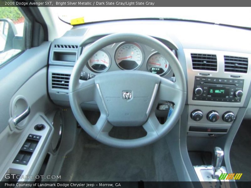 Bright Silver Metallic / Dark Slate Gray/Light Slate Gray 2008 Dodge Avenger SXT