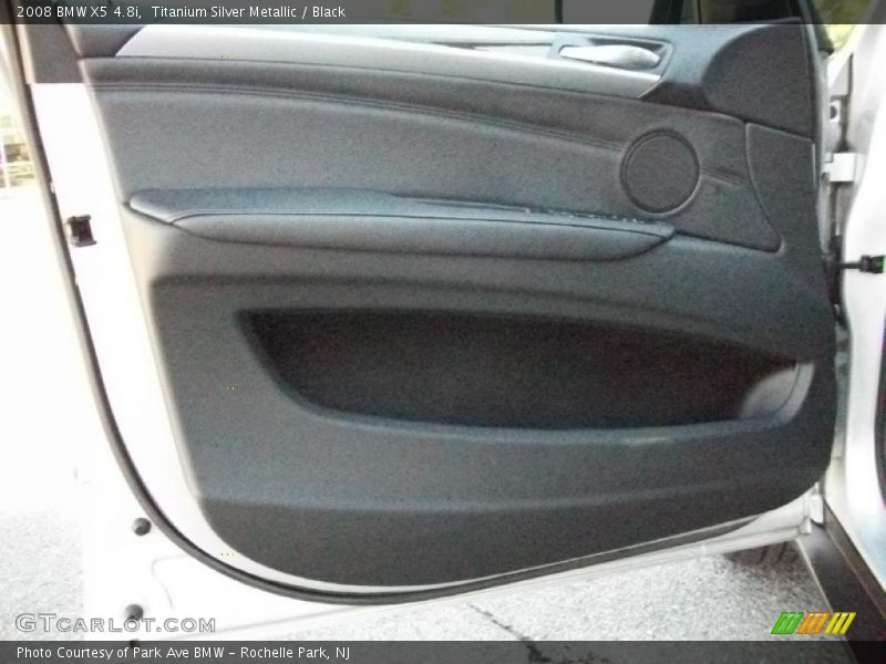 Titanium Silver Metallic / Black 2008 BMW X5 4.8i