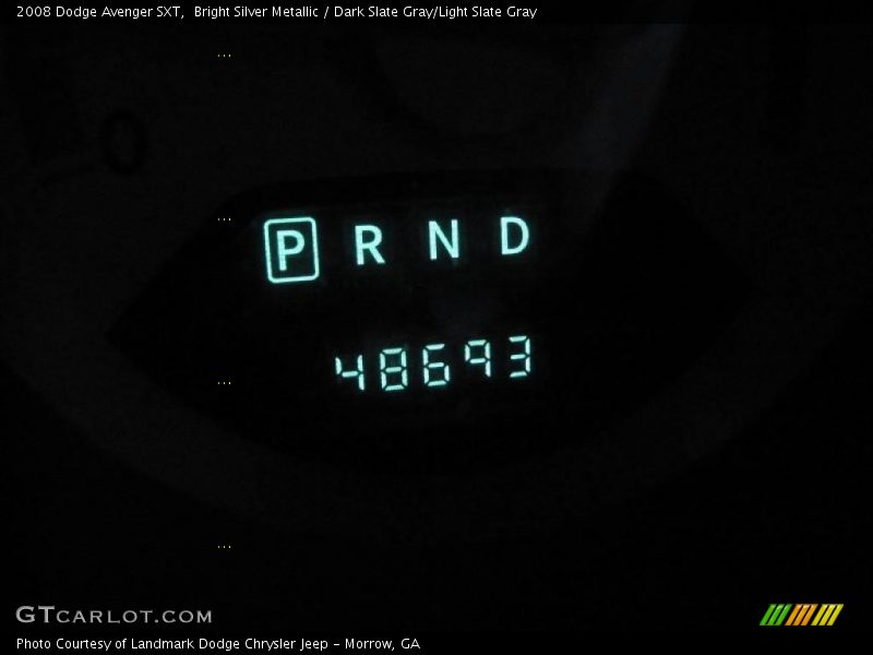 Bright Silver Metallic / Dark Slate Gray/Light Slate Gray 2008 Dodge Avenger SXT