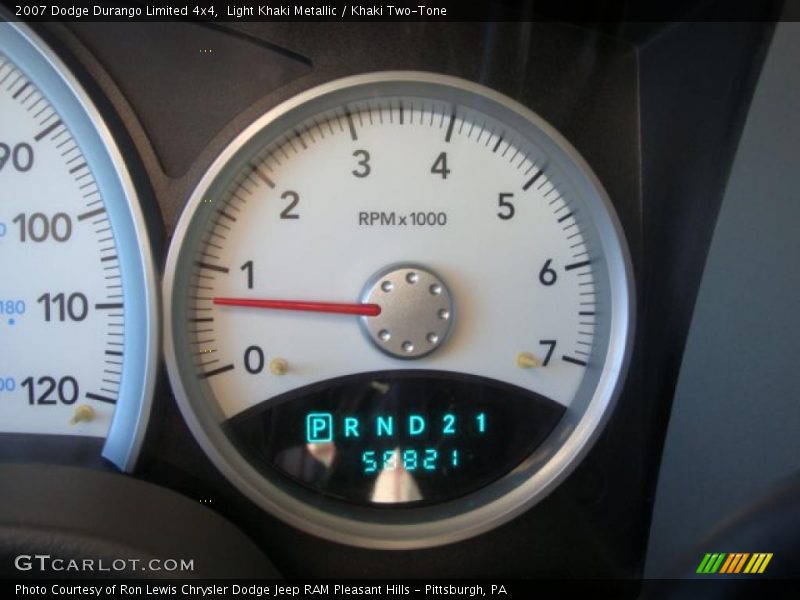 Light Khaki Metallic / Khaki Two-Tone 2007 Dodge Durango Limited 4x4