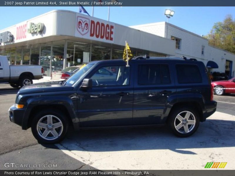 Steel Blue Metallic / Pastel Slate Gray 2007 Jeep Patriot Limited 4x4