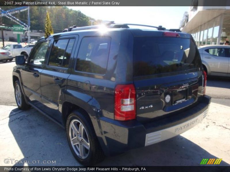 Steel Blue Metallic / Pastel Slate Gray 2007 Jeep Patriot Limited 4x4