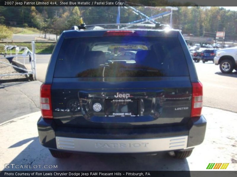 Steel Blue Metallic / Pastel Slate Gray 2007 Jeep Patriot Limited 4x4