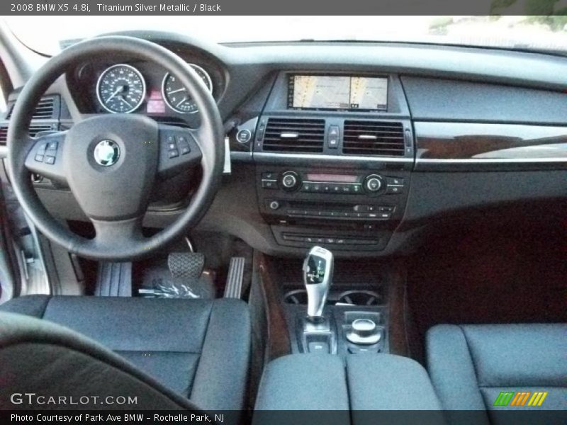 Titanium Silver Metallic / Black 2008 BMW X5 4.8i