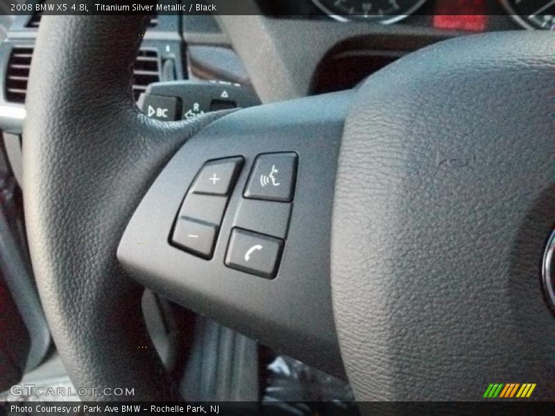 Titanium Silver Metallic / Black 2008 BMW X5 4.8i