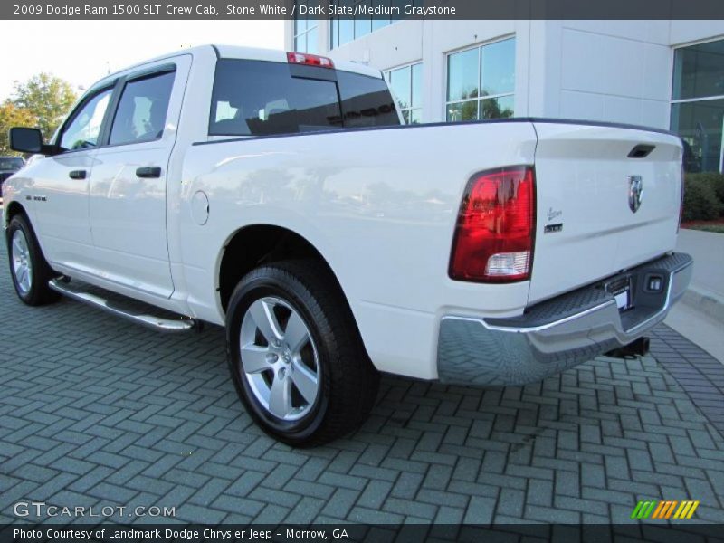 Stone White / Dark Slate/Medium Graystone 2009 Dodge Ram 1500 SLT Crew Cab