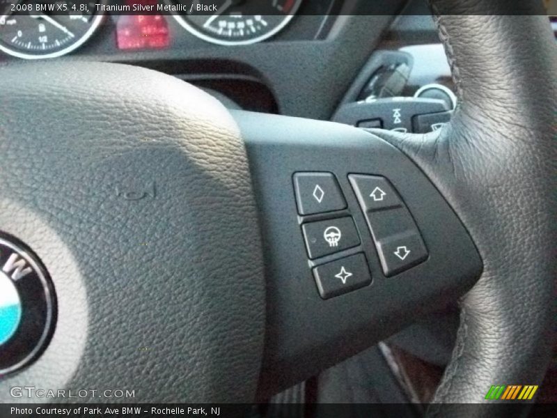 Titanium Silver Metallic / Black 2008 BMW X5 4.8i