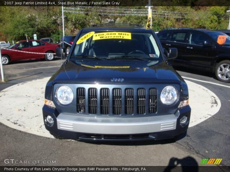 Steel Blue Metallic / Pastel Slate Gray 2007 Jeep Patriot Limited 4x4