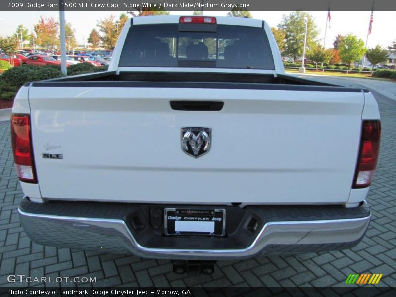 Stone White / Dark Slate/Medium Graystone 2009 Dodge Ram 1500 SLT Crew Cab