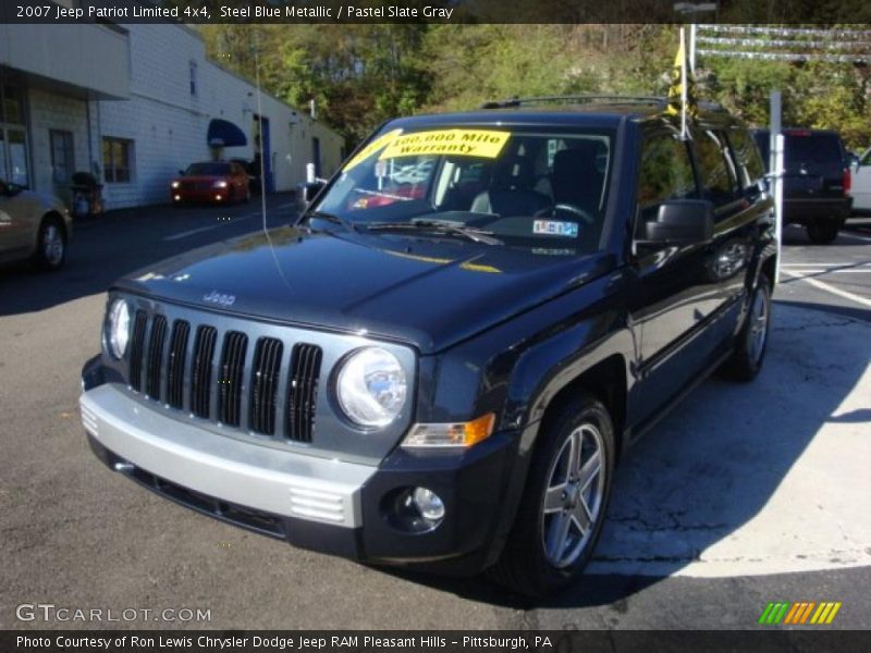 Steel Blue Metallic / Pastel Slate Gray 2007 Jeep Patriot Limited 4x4