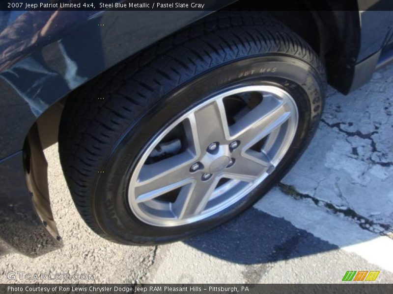 Steel Blue Metallic / Pastel Slate Gray 2007 Jeep Patriot Limited 4x4